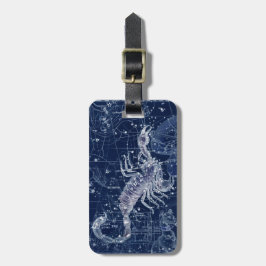 Scorpio Zodiac Sign  Illustratie Bagagelabel