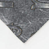 Scorpio Zodiac Sign in Grunge Distsed Style Fleece Deken (Hoek)