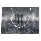 Scorpio Zodiac Sign in Grunge Distsed Style Large Cadeautasje (Voorkant)