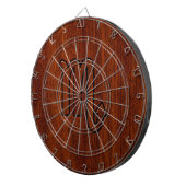 Scorpio Zodiac Sign in Mahogany Style Decor Dartbord (Voorkant Rechts)