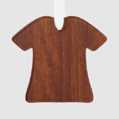 Scorpio Zodiac Sign in Mahogany Style Decor Ornament (achterkant)