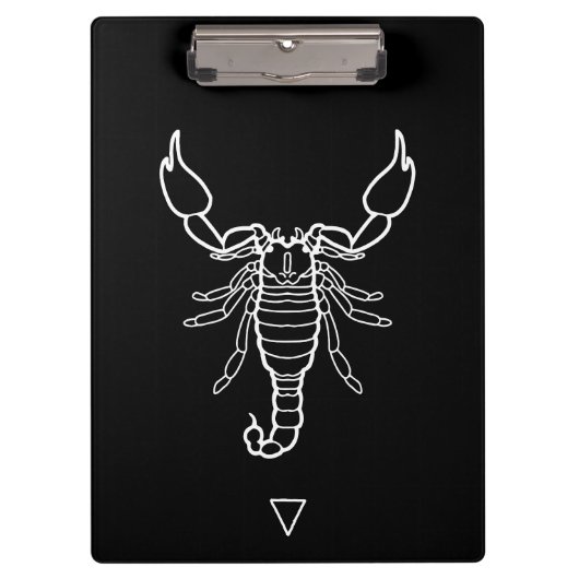 Scorpio Zodiac Sign Klembord (Voorkant)