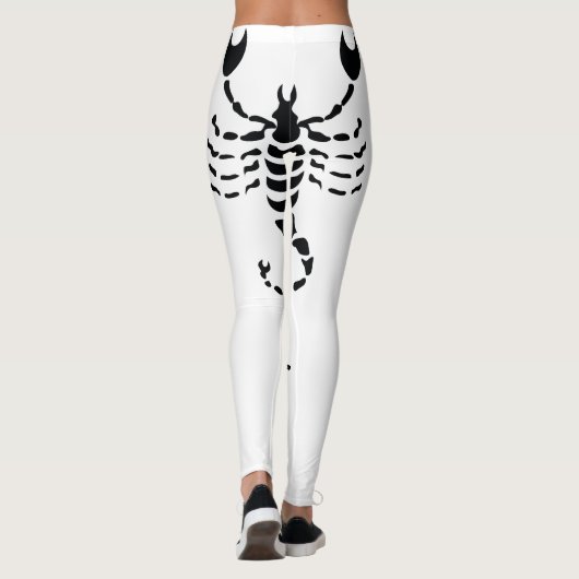 Scorpio Zodiac Sign Leggings (Achterkant)