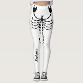 Scorpio Zodiac Sign Leggings (Voorkant)