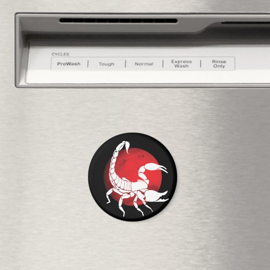 Scorpio Zodiac Sign Magneet (Insitu (Vaatwasser))