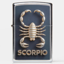 Scorpio Zodiac Sign Metalen Embleem #1