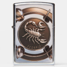 Scorpio Zodiac Sign Metalen Embleem #2