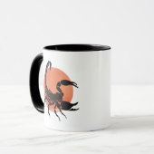 Scorpio Zodiac Sign Mok (Voorkant links)