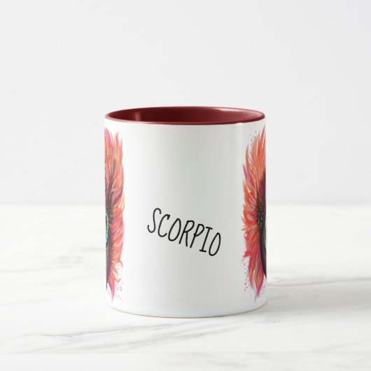 Scorpio Zodiac Sign Mok (Midden)