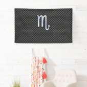Scorpio Zodiac Sign on Carbon Fiber Astrology Spandoek (Insitu)