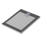 Scorpio Zodiac Sign on Carbon Fibre Decor Notitieblok (Linkerzijde)