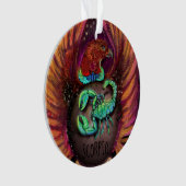 Scorpio Zodiac Sign Ornament (voorkant)