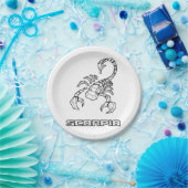 Scorpio Zodiac Sign Paper Bord (Feest)