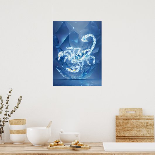 Scorpio Zodiac Sign Poster (Keuken)