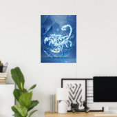 Scorpio Zodiac Sign Poster (Thuiskantoor)