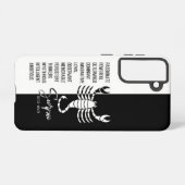 Scorpio Zodiac Sign Samsung Galaxy Hoesje (Achterkant horizontaal)