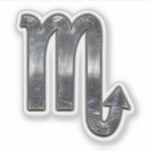 Scorpio Zodiac Sign Sticker (Voorkant)