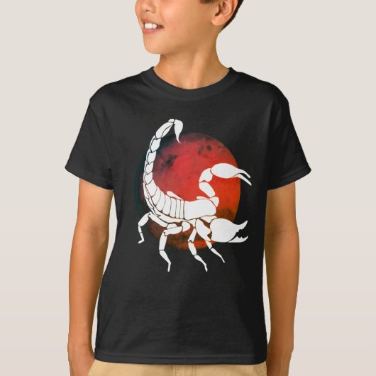 Scorpio Zodiac Sign T-shirt (Voorkant)