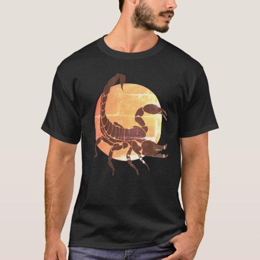 Scorpio Zodiac Sign T-shirt (Voorkant)
