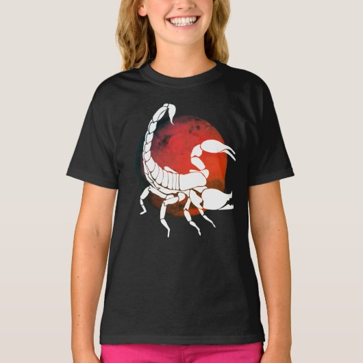Scorpio Zodiac Sign T-shirt (Voorkant)