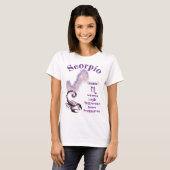 Scorpio Zodiac Sign T-Shirt *1 (Voorkant volledig)