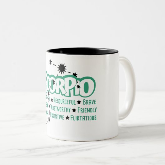 Scorpio Zodiac Sign Traits Mok (Voorkant rechts)