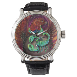 Scorpio Zodiac Sign Watch Horloge