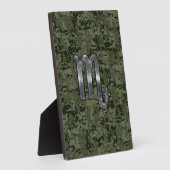 Scorpio Zodiac Sign Woodland Digital Camo Fotoplaat (Zijkant)