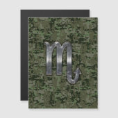 Scorpio Zodiac Sign Woodland Green Digital Camo (Voorkant / Achterkant)