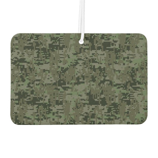 Scorpio Zodiac Sign Woodland Green Digital Camo Luchtverfrisser (Achterkant)