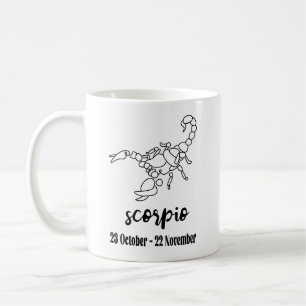 Scorpio, Zodiac Signs Koffiemok