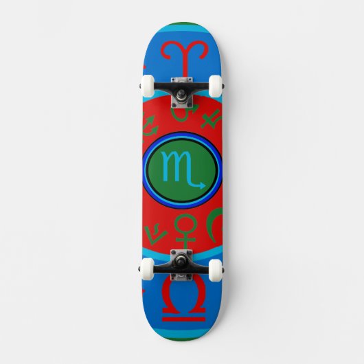 Scorpio Zodiac Skateboard (Voorkant)
