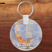 Scorpio Zodiac Sleutelhanger (Voorkant)