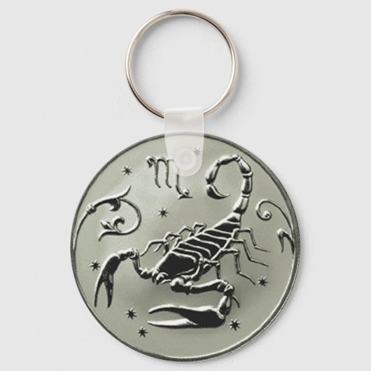 Scorpio Zodiac Sleutelhanger Russische munt (Voorkant)