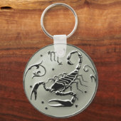 Scorpio Zodiac Sleutelhanger Russische munt (Voorkant)