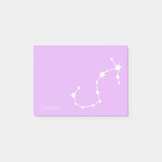 Scorpio Zodiac Star Sign Post-it® Notes (Voorkant)