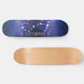 Scorpio Zodiac Star Sign Skateboard (Horizontaal)