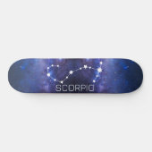 Scorpio Zodiac Star Sign Skateboard (Horizontaal)