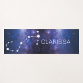Scorpio Zodiac Star Sign Yoga Mat (Voorkant (horizontaal))