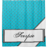 Scorpio Zodiac Symbol Element van Kenneth Yoncich Douchegordijn (Voorkant)