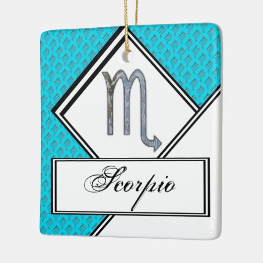 Scorpio Zodiac Symbol Element van Kenneth Yoncich Keramisch Ornament (Links)