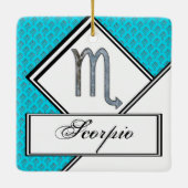Scorpio Zodiac Symbol Element van Kenneth Yoncich Keramisch Ornament (Achterkant)