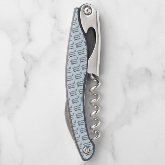 Scorpio Zodiac Symbol Element van Kenneth Yoncich Kurkentrekker (Achterkant)