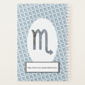 Scorpio Zodiac Symbol Element van Kenneth Yoncich Planner (Achterkant)