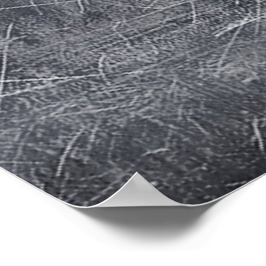 Scorpio Zodiac Symbol in Grunge Metallic Style Poster (Hoek)