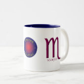 Scorpio Zodiac Symbol Mok (Voorkant rechts)