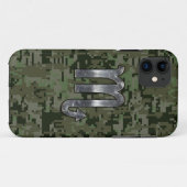 Scorpio Zodiac Symbol Olive Green Digital Camo Case-Mate iPhone Case (Achterkant (horizontaal))