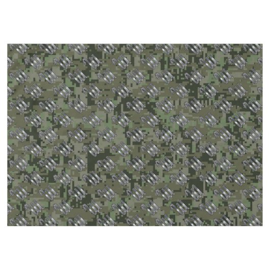 Scorpio Zodiac Symbol Olive Green Digital Camo Tafelkleed (Voorkant (Horizontaal))