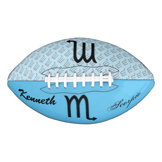 Scorpio Zodiac Symbol Standard van Kenneth Yoncich American Football (Voorkant)