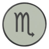 Scorpio Zodiac Symbol Standard van Kenneth Yoncich Hockey Puck (Voorkant)
